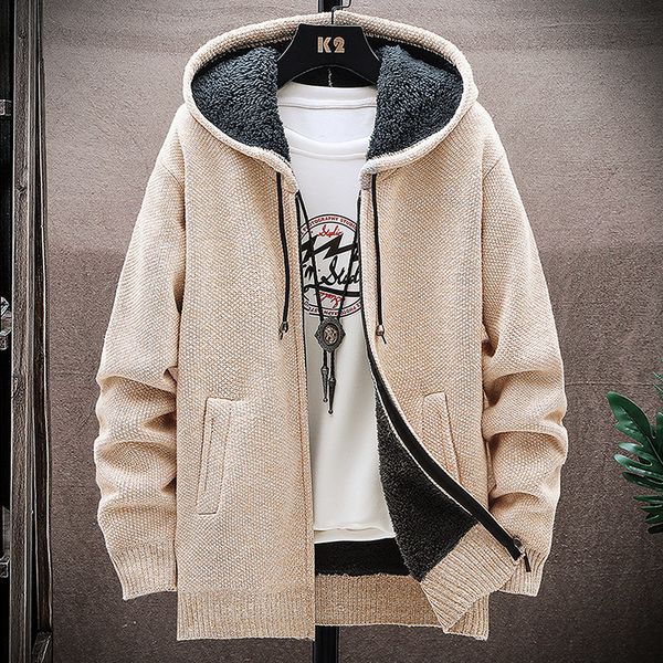 men's sweaters hooded cardigan men coat clothes luxury style male knit sweater man mens coats zipup sale 2023 autumn winter 230826, White;black
men's sweaters hooded cardigan men coat clothes luxury style male knit sweater man mens coats zipup sale 2023 autumn winter 230826, White;black