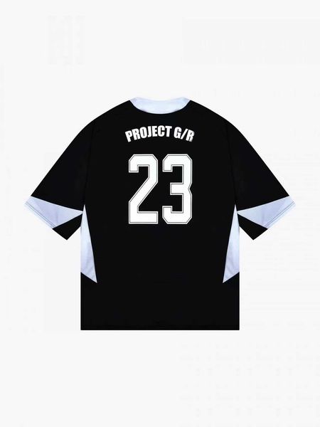 men's t-shirts grailz summer black and white panel football short sleeve trendy sports cool loose t-shirt paris style, White;black
men's t-shirts grailz summer black and white panel football short sleeve trendy sports cool loose t-shirt paris style, White;black