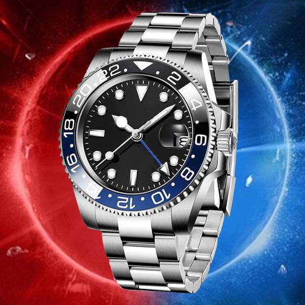 luxury classic watch for men designer mens watches mechanical automatic batman pepsi cola coke gmt fashion 904l stainless steel band montre, Slivery;brown
luxury classic watch for men designer mens watches mechanical automatic batman pepsi cola coke gmt fashion 904l stainless steel band montre, Slivery;brown