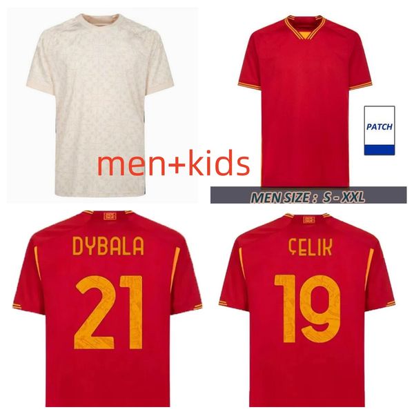 23 24 new season dybala away romas soccer jerseys maglia pellegrini belotti celik abraham player football shirts mancini kumbulla men kids k, Black;yellow
23 24 new season dybala away romas soccer jerseys maglia pellegrini belotti celik abraham player football shirts mancini kumbulla men kids k, Black;yellow