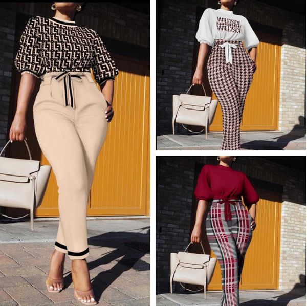 women's suits 2023 new spring and autumn women's clothing 3/4 sleeves and pants printed set, Gray
women's suits 2023 new spring and autumn women's clothing 3/4 sleeves and pants printed set, Gray