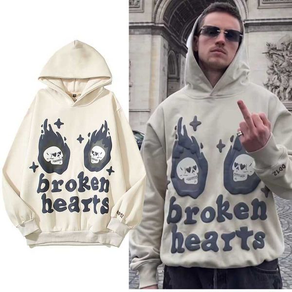 american high street niche trendy bp sad planet foam graffiti sweater loose couple hoodie, Black
american high street niche trendy bp sad planet foam graffiti sweater loose couple hoodie, Black