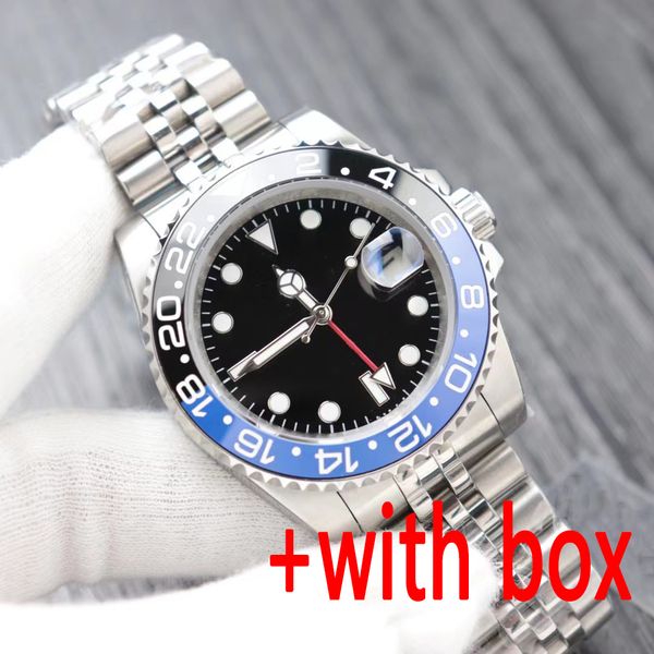 men's gmt watch designer watch blue black ceramic bezel 40mm automatic mechanical green dial fashion classic stainless steel waterproof, Slivery;brown
men's gmt watch designer watch blue black ceramic bezel 40mm automatic mechanical green dial fashion classic stainless steel waterproof, Slivery;brown