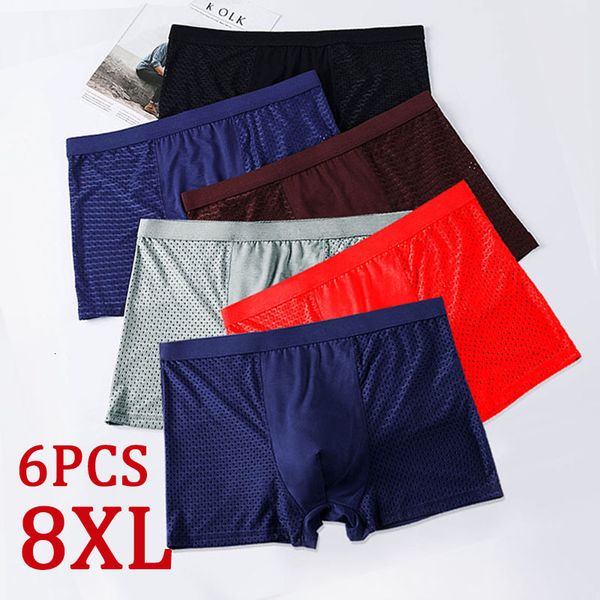 underpants 6pcslot 8xl mesh mens underwear boxers men boxer men for shorts pantis 230826, Black;white
underpants 6pcslot 8xl mesh mens underwear boxers men boxer men for shorts pantis 230826, Black;white