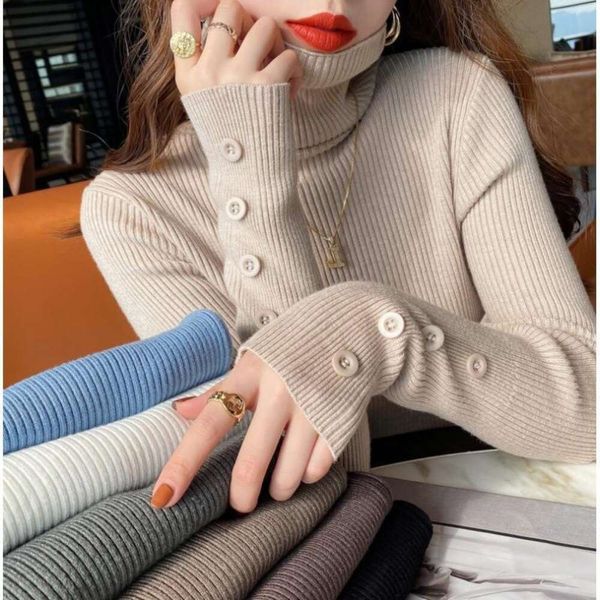stacks of turtleneck sweaters womens thick all matching autumn and winter western style inner top, White;black
stacks of turtleneck sweaters womens thick all matching autumn and winter western style inner top, White;black