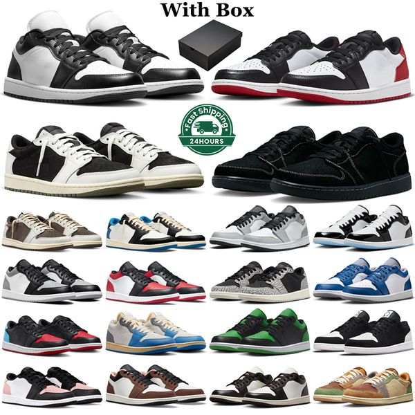 With Box Jumpman 1 1s Low Basketball Shoes Golf Olive Black Phantom Cement Toe Panda Light Smoke Wolf Grey Concord True Blue Mens Trainers Outdoor Sports Sneakers
With Box Jumpman 1 1s Low Basketball Shoes Golf Olive Black Phantom Cement Toe Panda Light Smoke Wolf Grey Concord True Blue Mens Trainers Outdoor Sports Sneakers