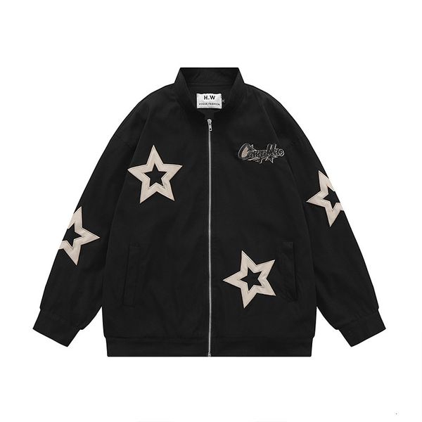 men's jackets star embroidery hiphop streetwear retro loose varsity coat baggy baseball jacket hipster clothing harajuku 230826, Black;brown
men's jackets star embroidery hiphop streetwear retro loose varsity coat baggy baseball jacket hipster clothing harajuku 230826, Black;brown