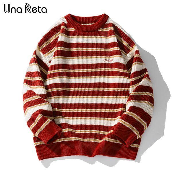 men's sweaters una reta stripe men's sweater streetwear autumn winter harajuku knitwears pullovers hip hop sweaters 230826, White;black
men's sweaters una reta stripe men's sweater streetwear autumn winter harajuku knitwears pullovers hip hop sweaters 230826, White;black