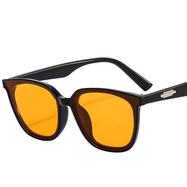 gm black orange sunglasses metal men and women korean anti uv blocking square frame glasses, White;black
gm black orange sunglasses metal men and women korean anti uv blocking square frame glasses, White;black