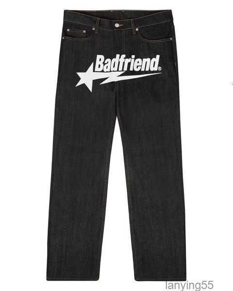 2023 designer mens jeans university y2k jeans badfriend hip hop letter printed black pants men women fashion casual rock wide foot baggy tro, Blue
2023 designer mens jeans university y2k jeans badfriend hip hop letter printed black pants men women fashion casual rock wide foot baggy tro, Blue