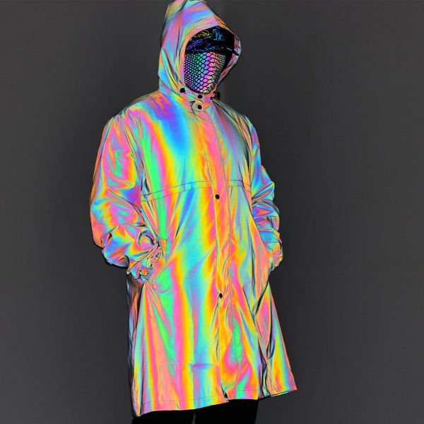 men's trench coats custom men high street rainbow reflective hooded jacket windbreaker dust coat 230826, Tan;black
men's trench coats custom men high street rainbow reflective hooded jacket windbreaker dust coat 230826, Tan;black