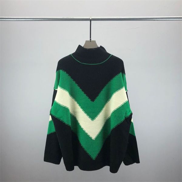 2023 autumn/winter new men's round neck sweater designer color block design embroidery log jacquard pattern 2l5
2023 autumn/winter new men's round neck sweater designer color block design embroidery log jacquard pattern 2l5