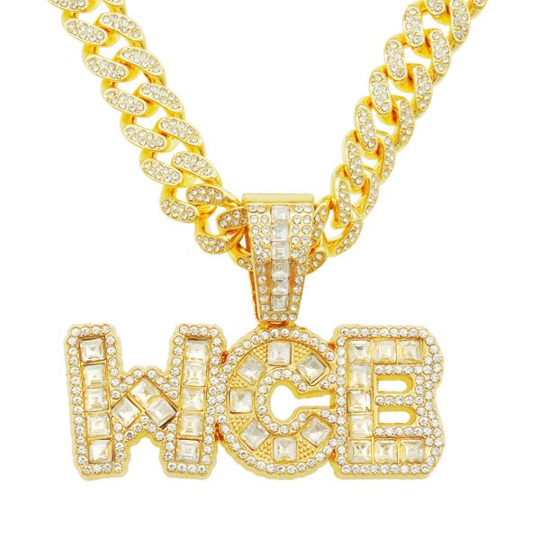 hip hop men rapper diamond pendant necklace shiny wcb letters round pendant zircon jewelry night club accessory sweater collarbone cuban cha, Silver
hip hop men rapper diamond pendant necklace shiny wcb letters round pendant zircon jewelry night club accessory sweater collarbone cuban cha, Silver