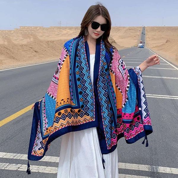 retract styled neckerchief travel all matching shawl sun proof comfortable big breathable cloak scarf ethnic style, Blue;gray
retract styled neckerchief travel all matching shawl sun proof comfortable big breathable cloak scarf ethnic style, Blue;gray