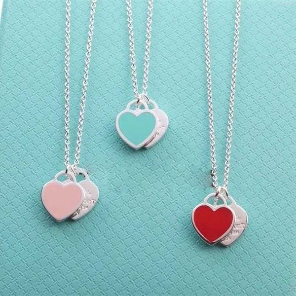 designer necklace exquisite hair family 925 silver drop oil enamel red blue pink tricolor heart versatile collar chain female tiffaniess
designer necklace exquisite hair family 925 silver drop oil enamel red blue pink tricolor heart versatile collar chain female tiffaniess