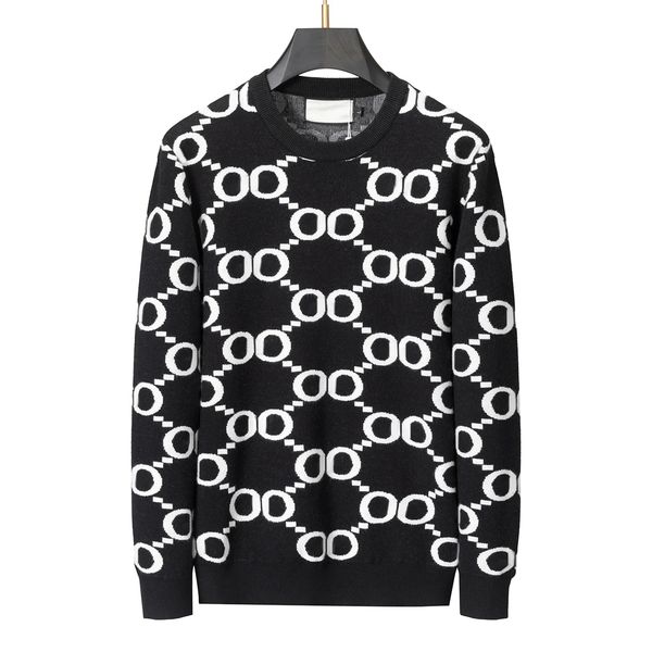 designer men's sweater warm wool underwear pullover men's in autumn and winter, White;black
designer men's sweater warm wool underwear pullover men's in autumn and winter, White;black