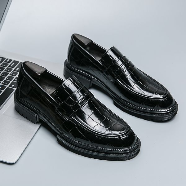 dress shoes 2023 italian men wedding party casual loafer designer flat driving zapatos hombre 230826, Black
dress shoes 2023 italian men wedding party casual loafer designer flat driving zapatos hombre 230826, Black