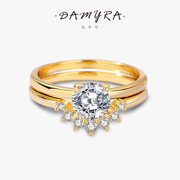 never fade pure white gold color rings for women 1.0ct round cut moissanite ring wedding band trending bridal jewelry, Golden;silver
never fade pure white gold color rings for women 1.0ct round cut moissanite ring wedding band trending bridal jewelry, Golden;silver