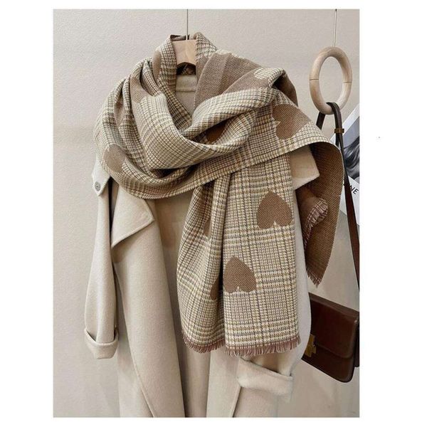 autumn and winter style heart wrap plaid imitation cashmere scarf for women simple fashion all matching long thick, Blue;gray
autumn and winter style heart wrap plaid imitation cashmere scarf for women simple fashion all matching long thick, Blue;gray
