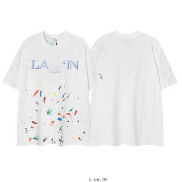 new designer lanvins t shirt shorts fashion men's and women's beige speckle alphabet print trendy trend basic casual fashion loose, White;black
new designer lanvins t shirt shorts fashion men's and women's beige speckle alphabet print trendy trend basic casual fashion loose, White;black