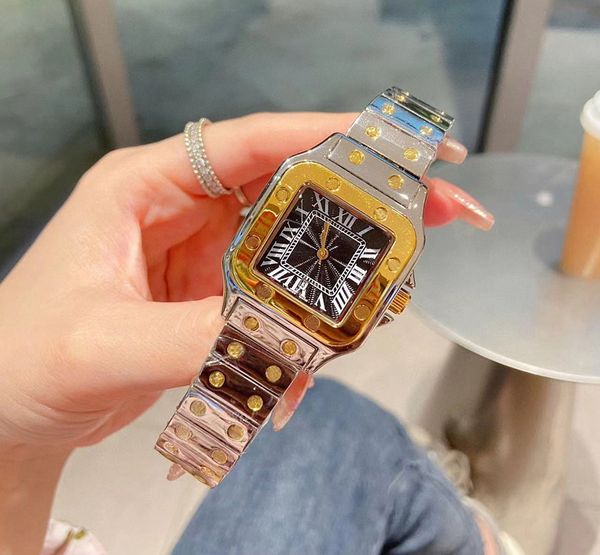 rome classic designer watch womens mens tank watches square full stainless steels tank gold silver watch montre de luxe swiss, Slivery;brown
rome classic designer watch womens mens tank watches square full stainless steels tank gold silver watch montre de luxe swiss, Slivery;brown