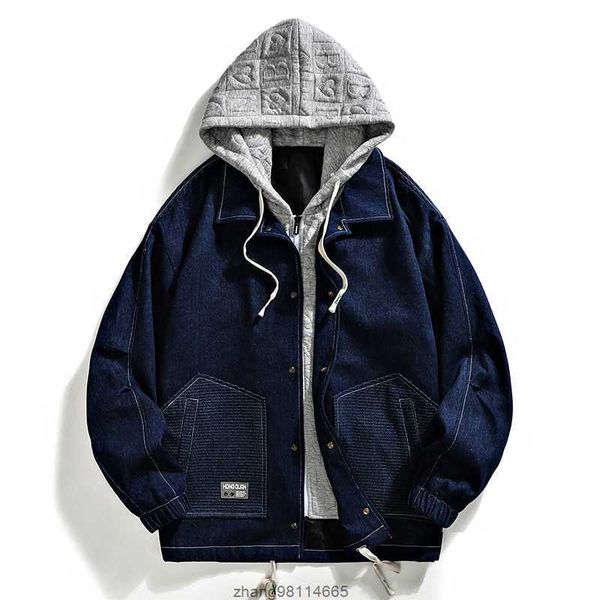 mens jackets men denim jacket autumn fake twopiece hooded oversize retro fashion high street tactical coat trendy brand style 230803, Black;brown
mens jackets men denim jacket autumn fake twopiece hooded oversize retro fashion high street tactical coat trendy brand style 230803, Black;brown