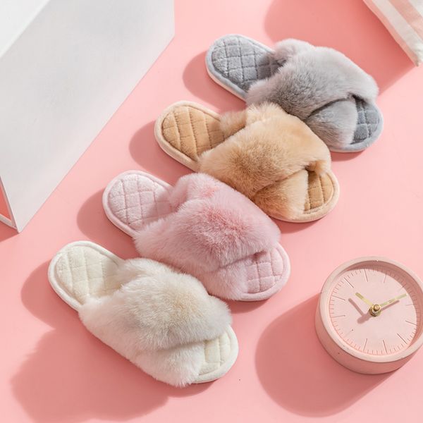 slippers rimocy faux fur home slippers women winter keep warm fuzzy slippers woman cross strap soft sole cotton flip flops shoes 230826, Black
slippers rimocy faux fur home slippers women winter keep warm fuzzy slippers woman cross strap soft sole cotton flip flops shoes 230826, Black