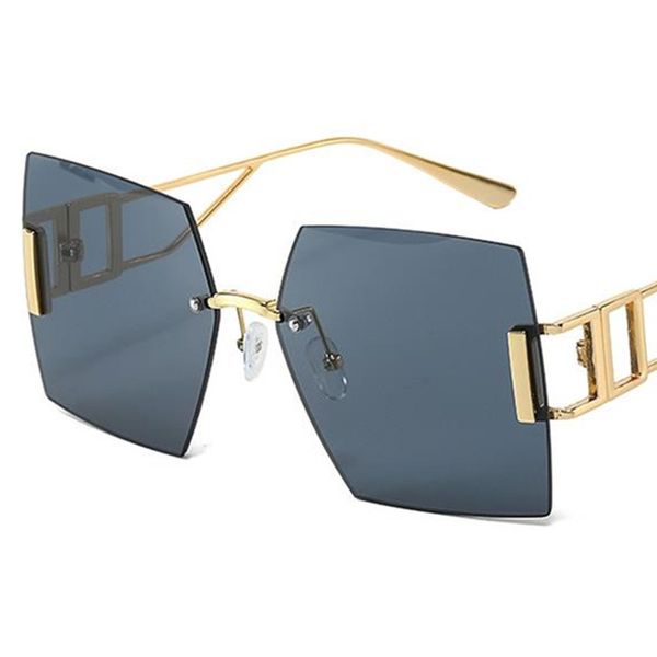 new sunglasses women rimless sun glasses square anti-uv spectacles oversize lens eyeglasses ornamental personality temples goggle, White;black
new sunglasses women rimless sun glasses square anti-uv spectacles oversize lens eyeglasses ornamental personality temples goggle, White;black