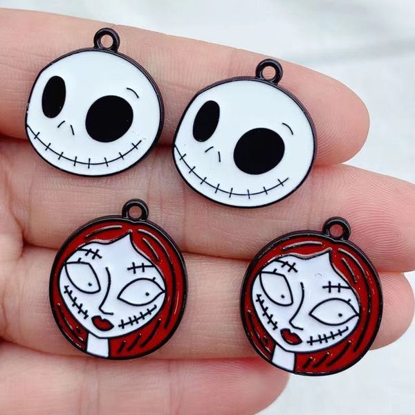 charms 10pcs enamel cartoon haunted halloween ghost charms diy jewelry making fashion earring necklace bracelet pendants accessorie 230826, Bronze;silver
charms 10pcs enamel cartoon haunted halloween ghost charms diy jewelry making fashion earring necklace bracelet pendants accessorie 230826, Bronze;silver