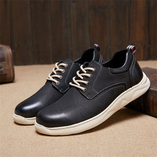 dress shoes genuine leather men's soft sole one step casual breathable sports cowhide bean 230826, Black
dress shoes genuine leather men's soft sole one step casual breathable sports cowhide bean 230826, Black