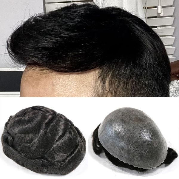 hair system for men toupee european human hair pieces 0.1mm poly skin toupee for men hair replacement systems injection pu hair units scallo, Black
hair system for men toupee european human hair pieces 0.1mm poly skin toupee for men hair replacement systems injection pu hair units scallo, Black