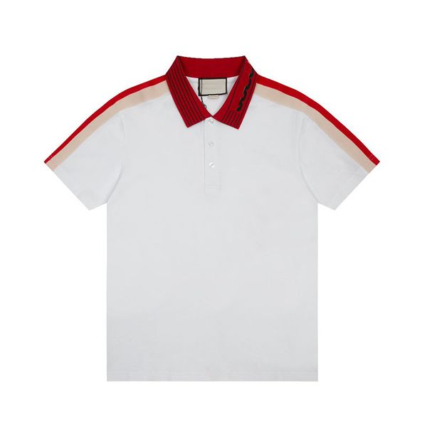 mens polos gg shirt striped letter mens polo neck famous luxury designer fashion splice short sleeve hemd homme camisa masculina solid cotto, White;black
mens polos gg shirt striped letter mens polo neck famous luxury designer fashion splice short sleeve hemd homme camisa masculina solid cotto, White;black