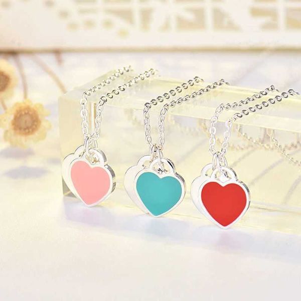 designer necklace new network red love pendant dropped oil enamel blue pink tricolor heart shaped collar chain headpiece tiffaniess, Silver
designer necklace new network red love pendant dropped oil enamel blue pink tricolor heart shaped collar chain headpiece tiffaniess, Silver