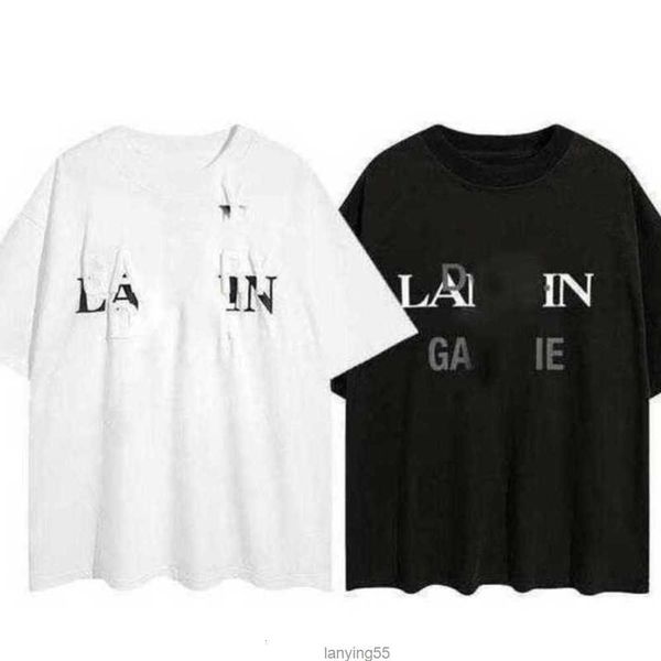 new designer lanvins t shirt branded high street loose short sleeve couple tshirts for men and women couple cotton base tee, White;black 
new designer lanvins t shirt branded high street loose short sleeve couple tshirts for men and women couple cotton base tee, White;black