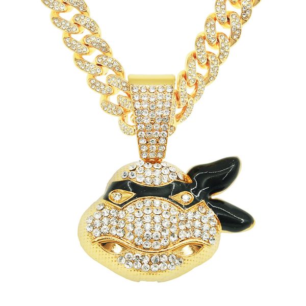 hip hop men rapper diamond pendant necklace shiny cartoon turtle round pendant zircon jewelry night club accessory sweater collarbone cuban, Silver
hip hop men rapper diamond pendant necklace shiny cartoon turtle round pendant zircon jewelry night club accessory sweater collarbone cuban, Silver