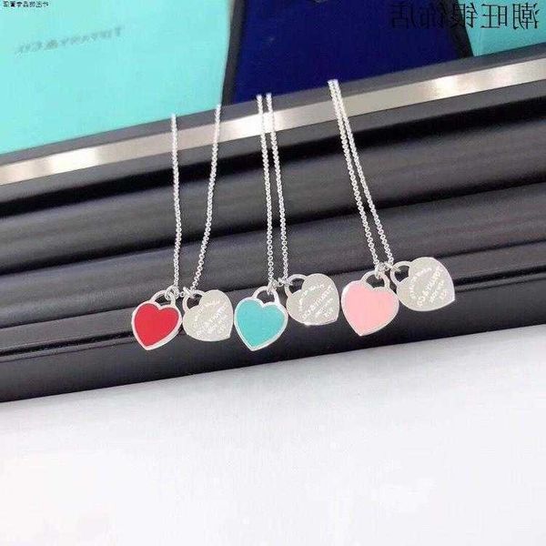 designer necklace heart enamel blue red love for women 925 sterling silver collar chain gift tiffaniess
designer necklace heart enamel blue red love for women 925 sterling silver collar chain gift tiffaniess