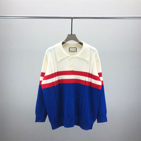 2023 autumn/winter new men's round neck sweater designer color block design embroidery log jacquard pattern 2l4
2023 autumn/winter new men's round neck sweater designer color block design embroidery log jacquard pattern 2l4