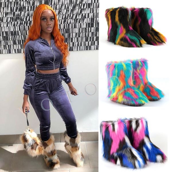 boots winter women fur boots woman fluffy furry faux fur snow boots female plush outside flat shoe ladies warm slip on ankle boots 230826, Black
boots winter women fur boots woman fluffy furry faux fur snow boots female plush outside flat shoe ladies warm slip on ankle boots 230826, Black
