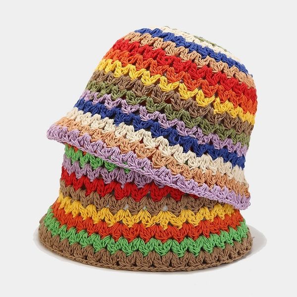 beanieskull caps woman crochet handmade woollen striped rainbow knitted bucket hat cap 230826, Blue;gray
beanieskull caps woman crochet handmade woollen striped rainbow knitted bucket hat cap 230826, Blue;gray