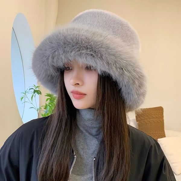 wide brim hats bucket hats faux fur bucket hat winter warm furry hats for women lady thicken bob panama outdoor fisherman hats caps girls 23, Blue;gray
wide brim hats bucket hats faux fur bucket hat winter warm furry hats for women lady thicken bob panama outdoor fisherman hats caps girls 23, Blue;gray