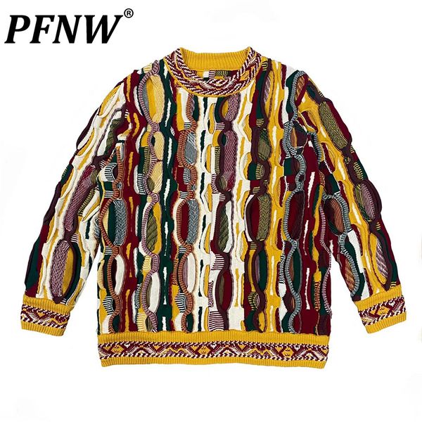men's sweaters pfnw autumn men's vintage contrast color warm sweater fashion y2k design striped jacquard comfortable leisure pullo, White;black
men's sweaters pfnw autumn men's vintage contrast color warm sweater fashion y2k design striped jacquard comfortable leisure pullo, White;black