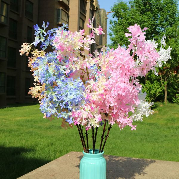 35 inches( 90 cm) long artificial cherry blossom multi-color optional thick lilac wedding decoration
35 inches( 90 cm) long artificial cherry blossom multi-color optional thick lilac wedding decoration