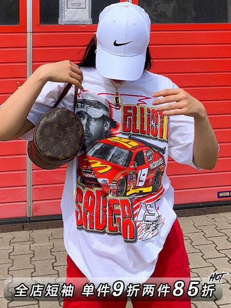 men's t-shirts american high street vintage white short sleeve t-shirt men's and women's deep street hiphop half sleeve ins f, White;black
men's t-shirts american high street vintage white short sleeve t-shirt men's and women's deep street hiphop half sleeve ins f, White;black