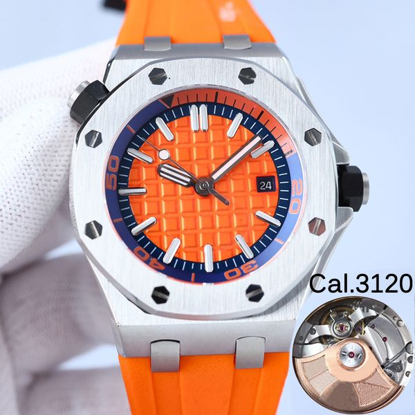 20 types mens luxury eta watch red dial strap royaloak watches cal.3120 movement 42mm 15703 904l stainless steel 5 bar waterproof automatic, Slivery;brown
20 types mens luxury eta watch red dial strap royaloak watches cal.3120 movement 42mm 15703 904l stainless steel 5 bar waterproof automatic, Slivery;brown