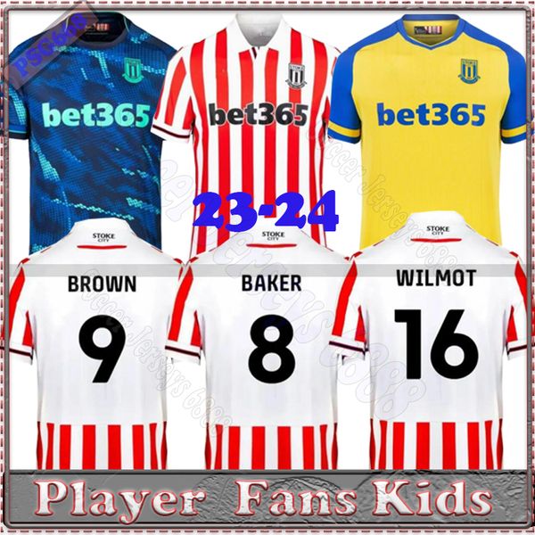 23 24 stoke city mikel campbell soccer jerseys smith fletcher powell brown clucas home kits 2023 2024 lewis baker baker men kids kit footbal, Black;yellow
23 24 stoke city mikel campbell soccer jerseys smith fletcher powell brown clucas home kits 2023 2024 lewis baker baker men kids kit footbal, Black;yellow