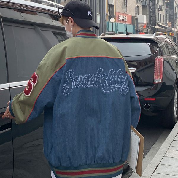 men's jackets 2024 american baseball coat men's spring and autumn feet design sense letter trendy plate panel contrast color casua, Black;brown
men's jackets 2024 american baseball coat men's spring and autumn feet design sense letter trendy plate panel contrast color casua, Black;brown