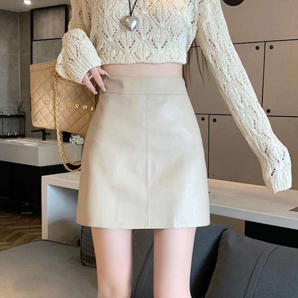 item title white pu leather skirt for women autumn style high waist pleated anti revealing a line short, Black
item title white pu leather skirt for women autumn style high waist pleated anti revealing a line short, Black