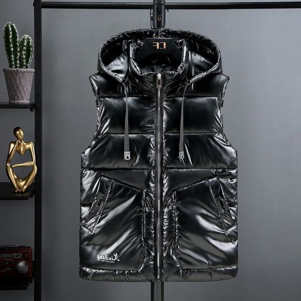 men's vests hooded vest for men fall jacket thick sleeveless coat warm cotton 230826, Black;white
men's vests hooded vest for men fall jacket thick sleeveless coat warm cotton 230826, Black;white