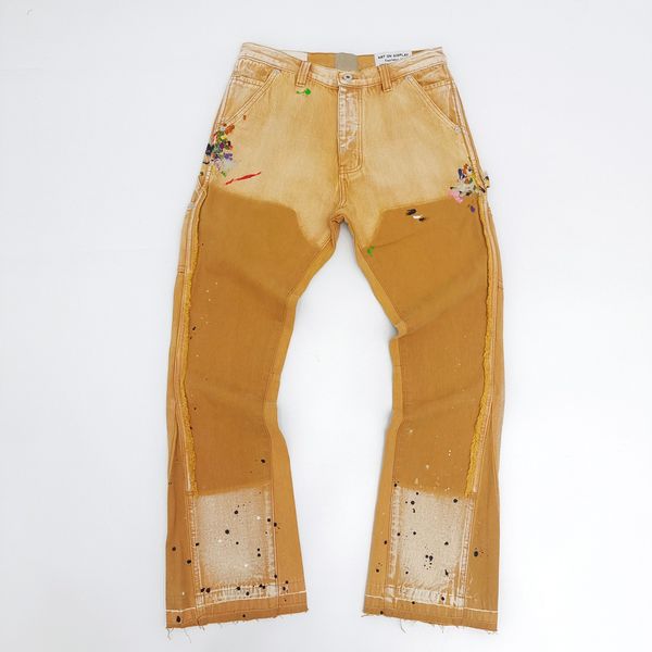 men s pants gd 23ss khaki splash ink cargo men women retro casual loose street style 230826, Black
men s pants gd 23ss khaki splash ink cargo men women retro casual loose street style 230826, Black