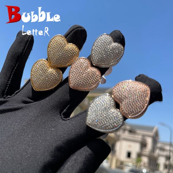 band rings bubble letter heart ring for men real gold plated hip hop jewelry items gift trend 230826, Silver
band rings bubble letter heart ring for men real gold plated hip hop jewelry items gift trend 230826, Silver